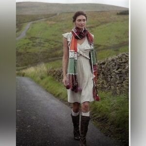 Anthropologie Moth Converging Roads Sleeveless Sweaterdress - sz XS